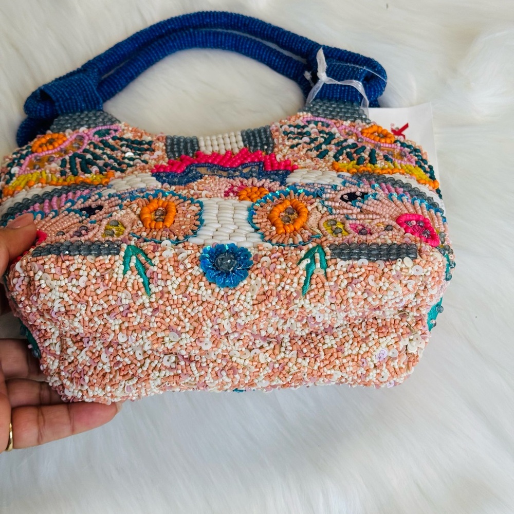 Multicolor Beaded Bag - Picture 2 of 4